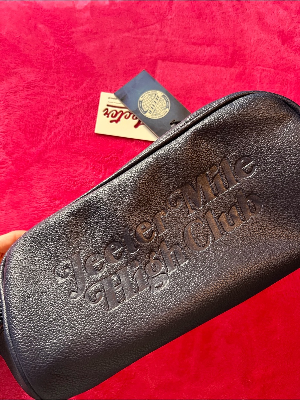 Jeeter Mile High Club Navy Toiletry Bag